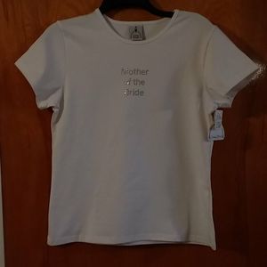 NWT Sparkly Mother Of The Bride T-shirt
